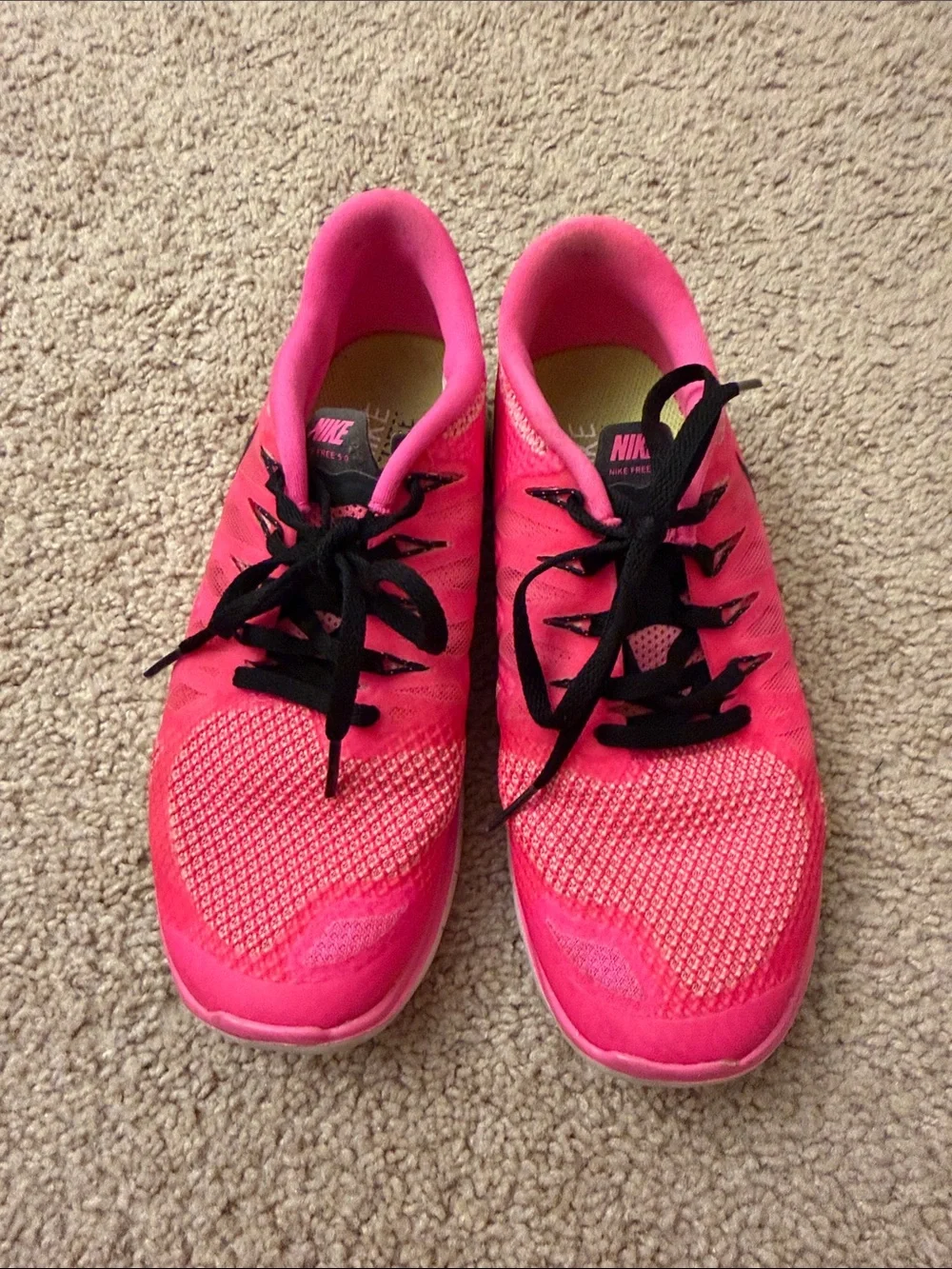 Nike Women's Pink Free Run Running Shoes